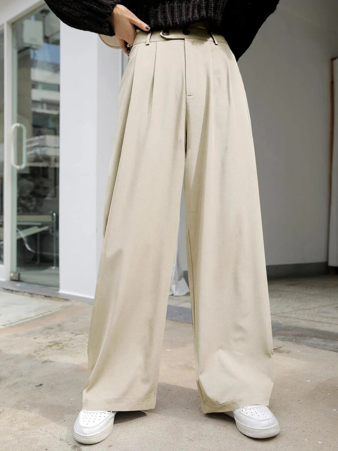 KOTTY Regular Fit Women Beige Trousers 