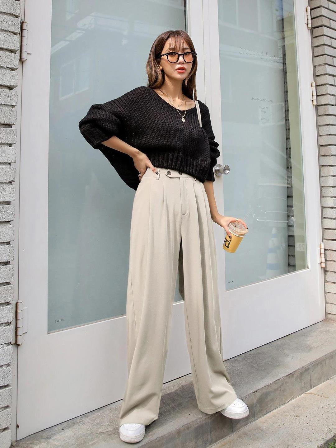 KOTTY Regular Fit Women Beige Trousers 
