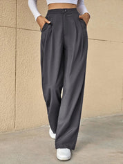 KOTTY Womens Solid Attractive High Rise Pant
