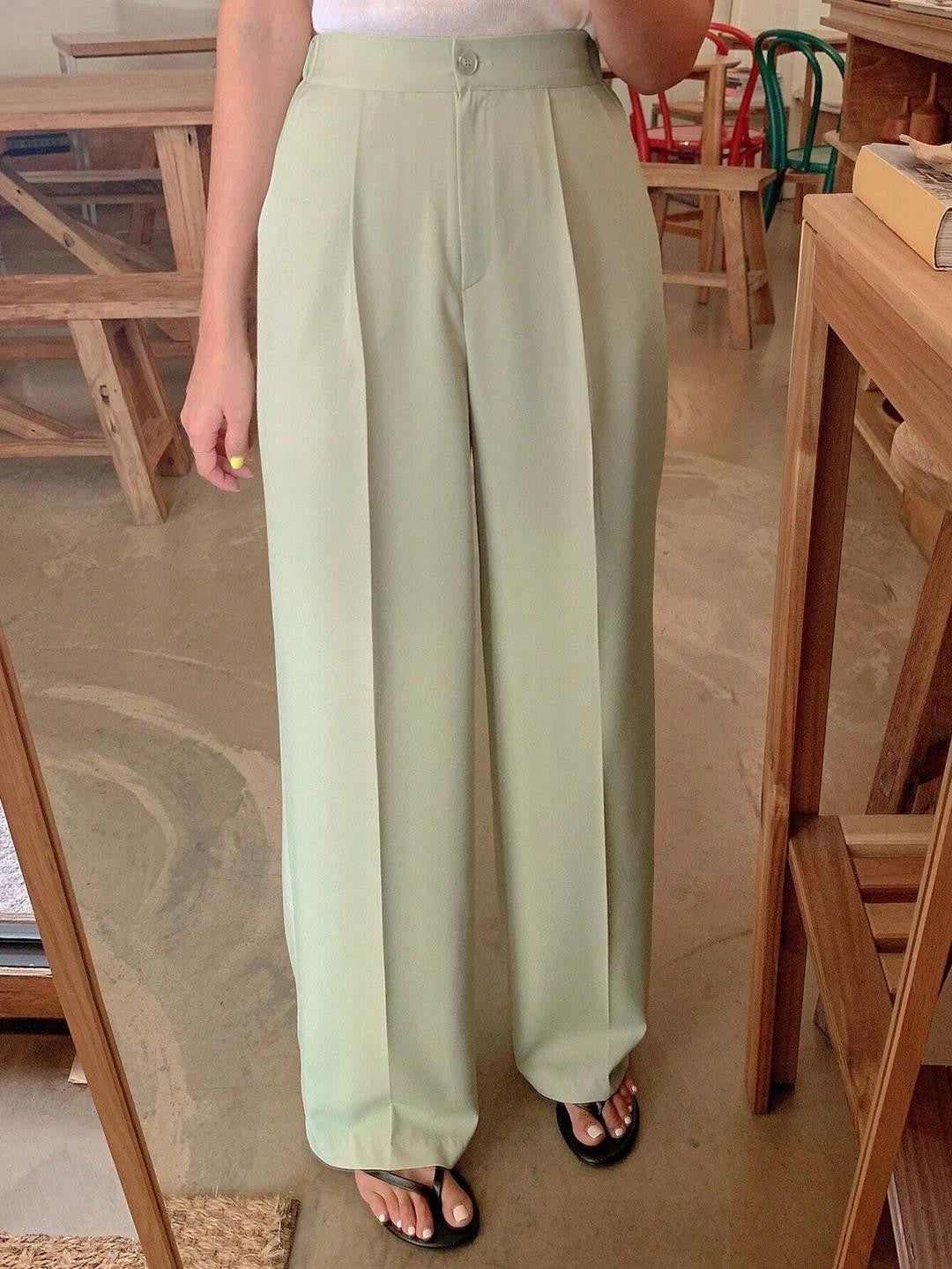 KOTTY Regular Fit Women Light Green Trousers 