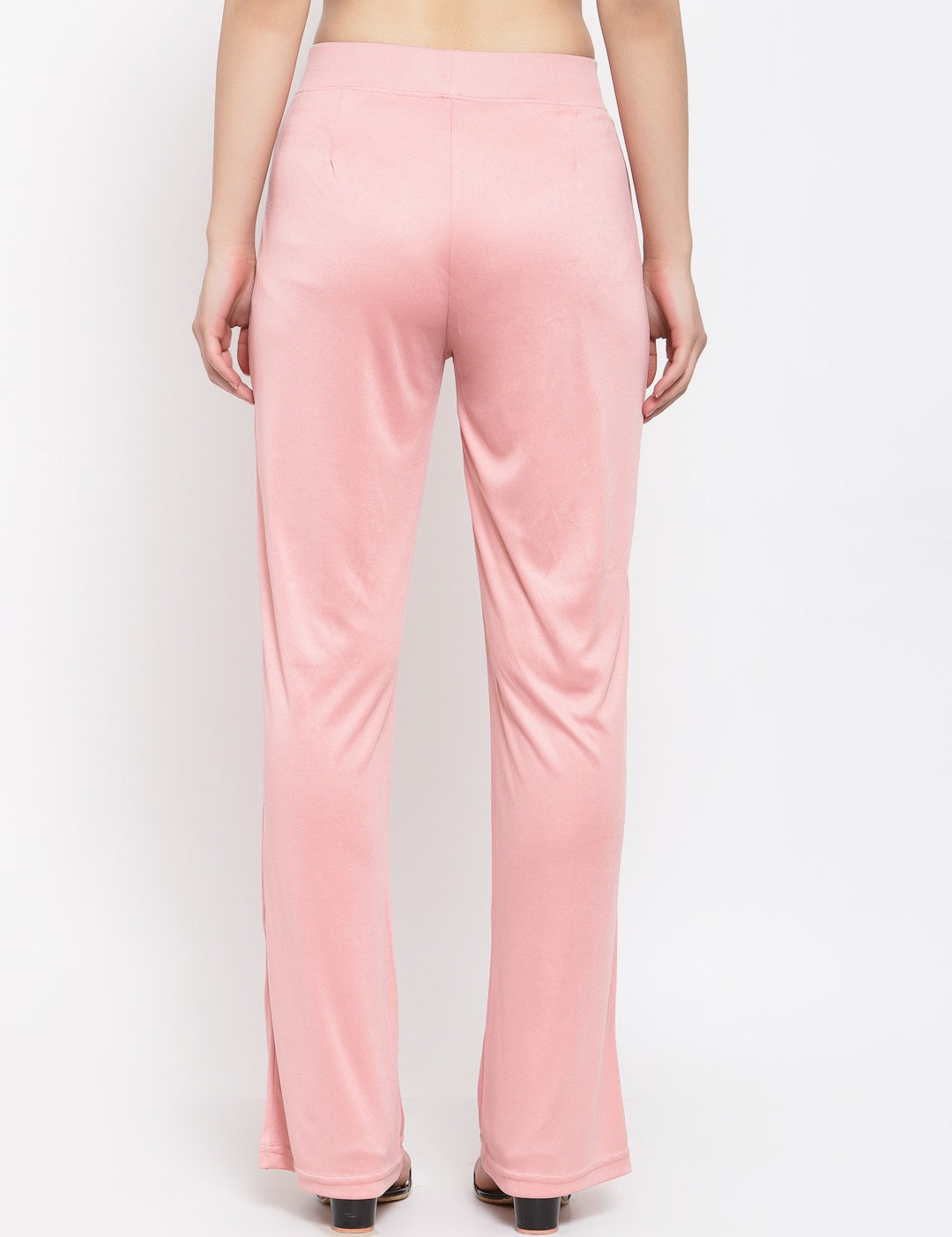 KOTTY Flared Women Pink Trousers 