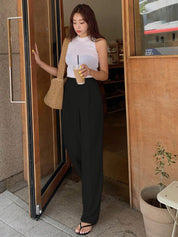 KOTTY Womens Solid Attractive High Rise Pant