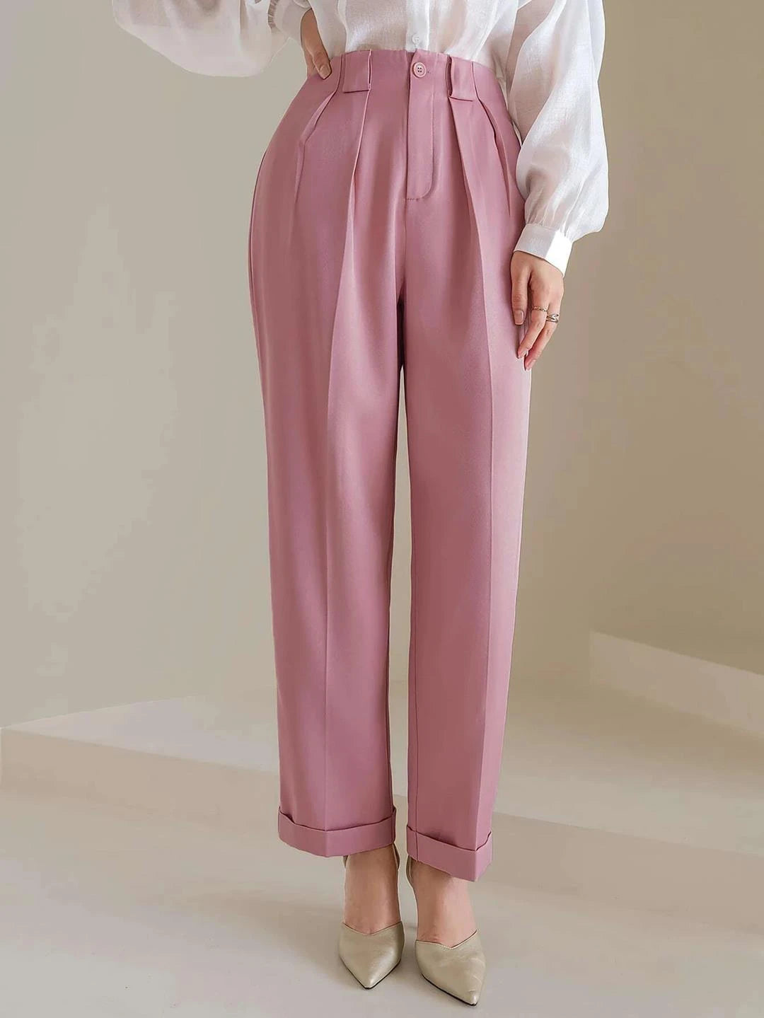 KOTTY Regular Fit Women Pink Trousers 