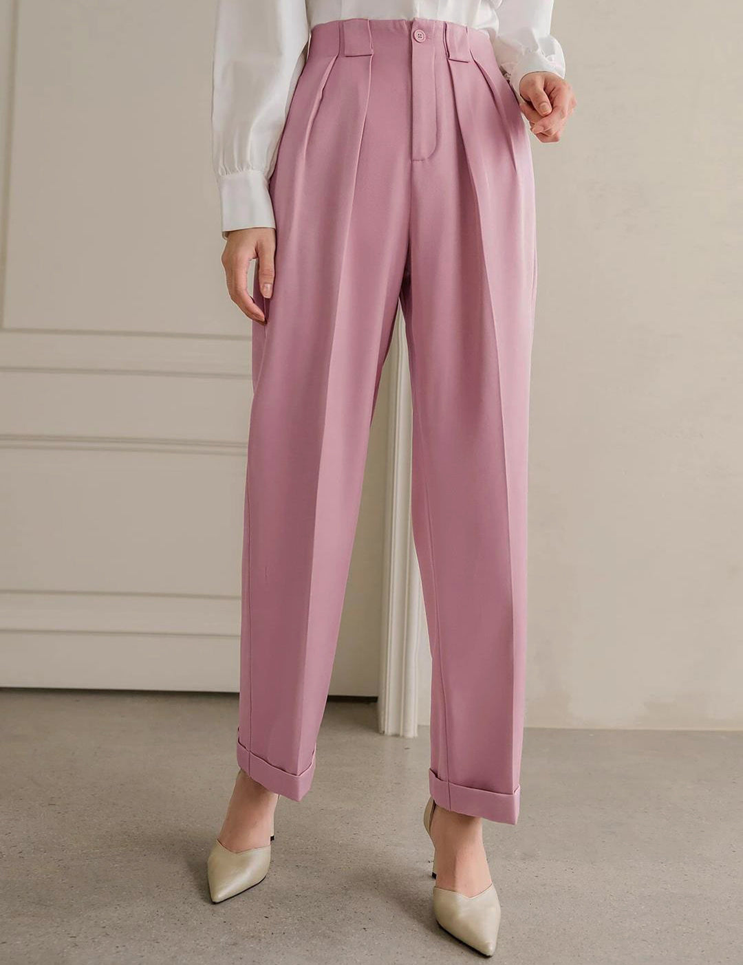 KOTTY Regular Fit Women Pink Trousers 
