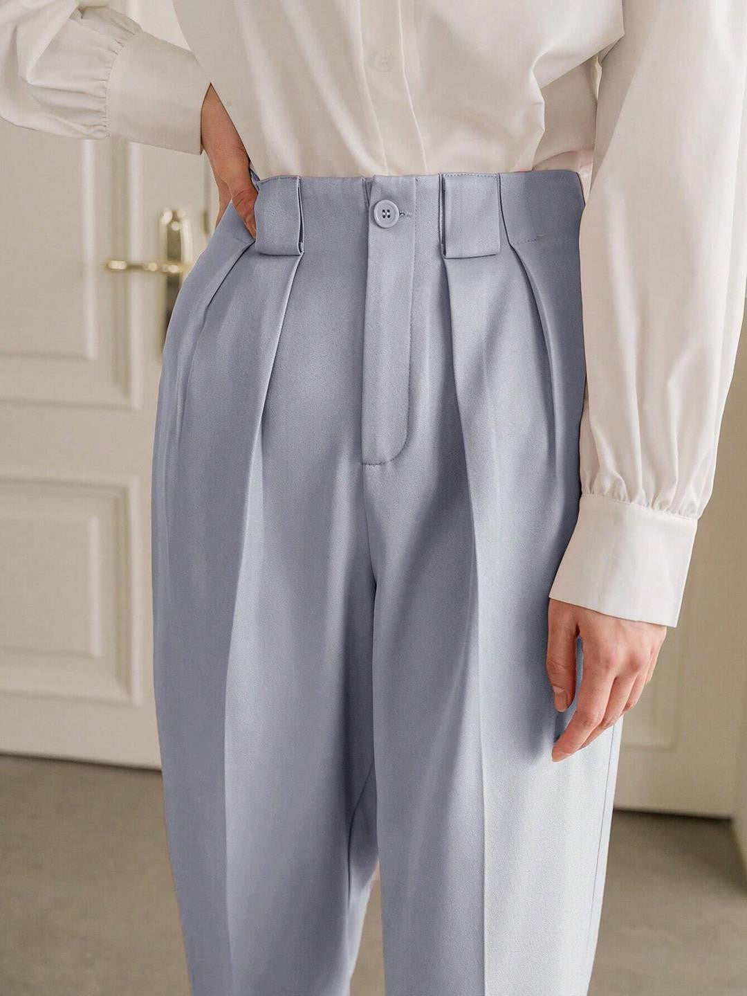 KOTTY Womens Solid Attractive High Rise Pant