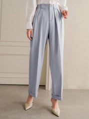 KOTTY Womens Solid Attractive High Rise Pant