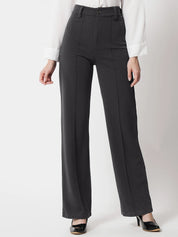 KOTTY Regular Fit Women Grey Trousers 