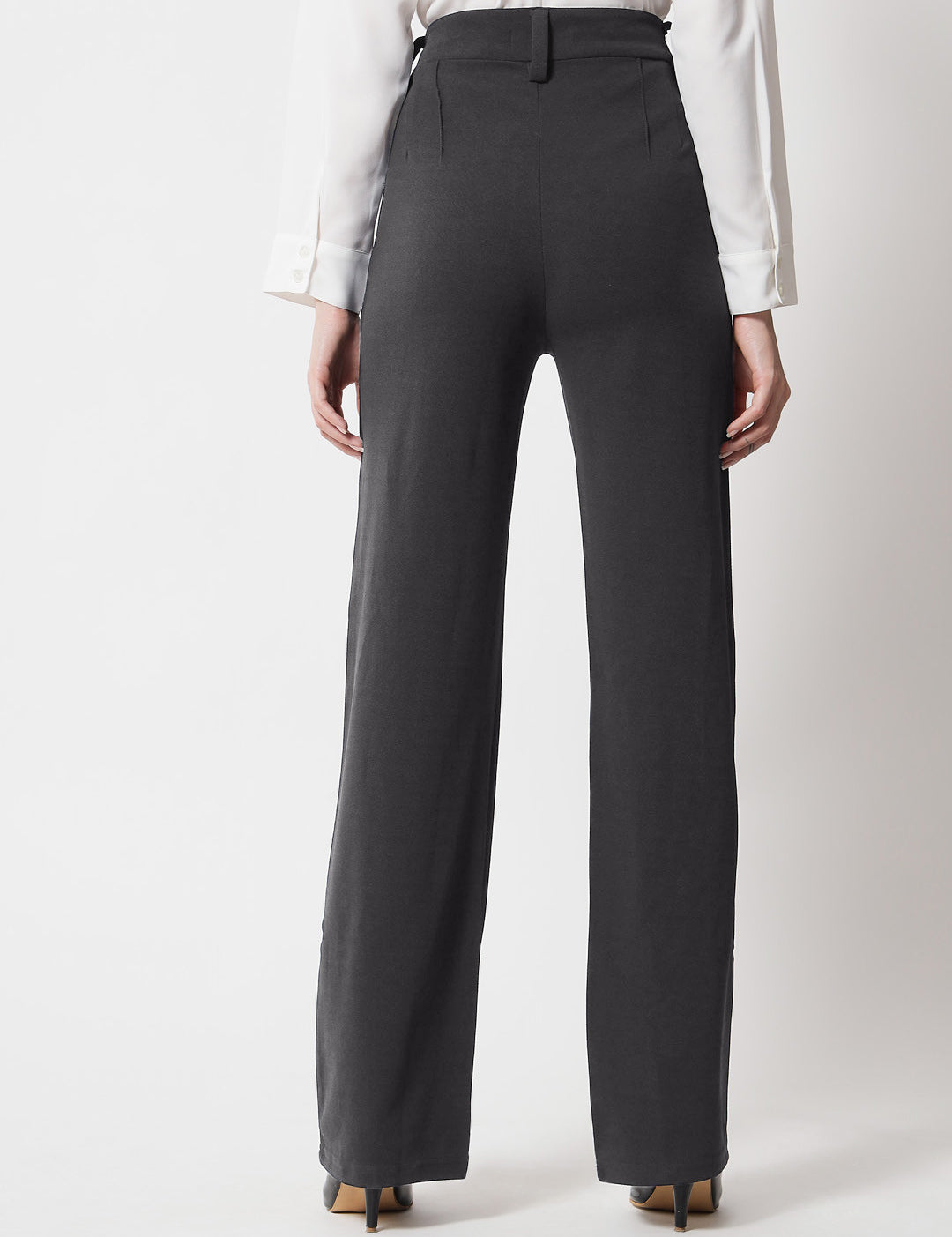 KOTTY Regular Fit Women Grey Trousers 