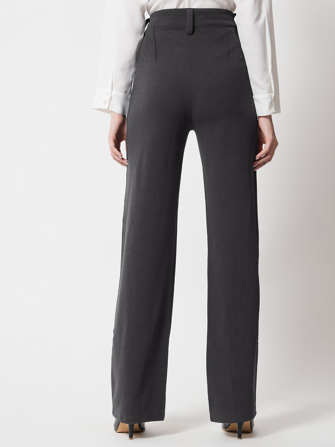 KOTTY Regular Fit Women Grey Trousers 