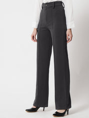 KOTTY Regular Fit Women Grey Trousers 