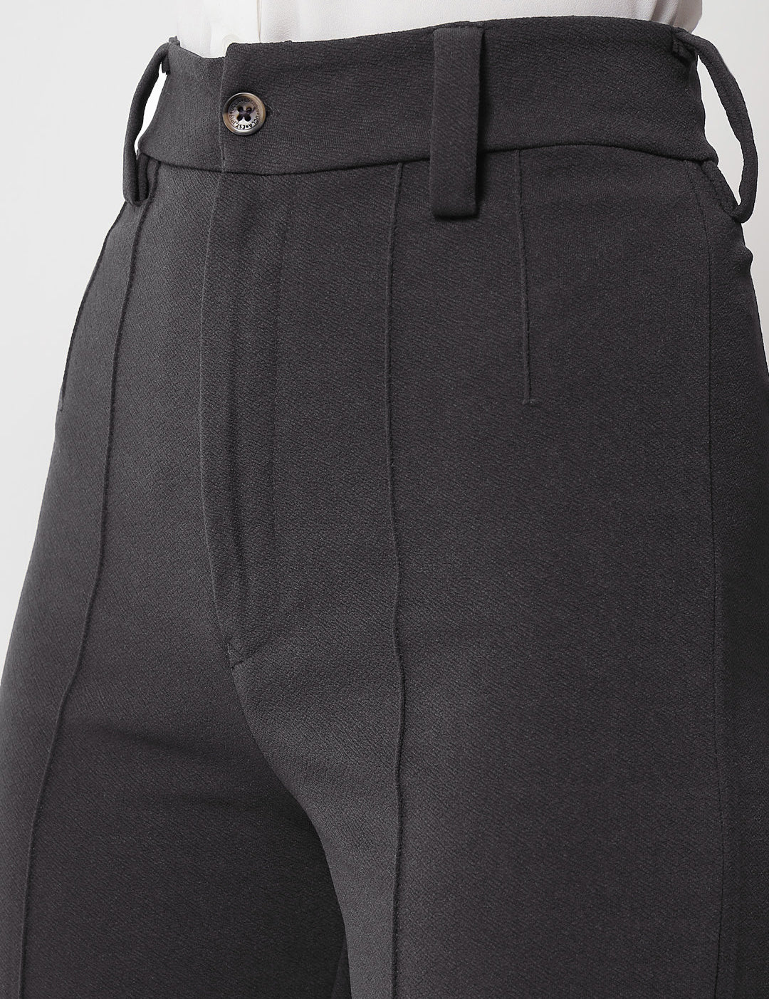 KOTTY Regular Fit Women Grey Trousers 