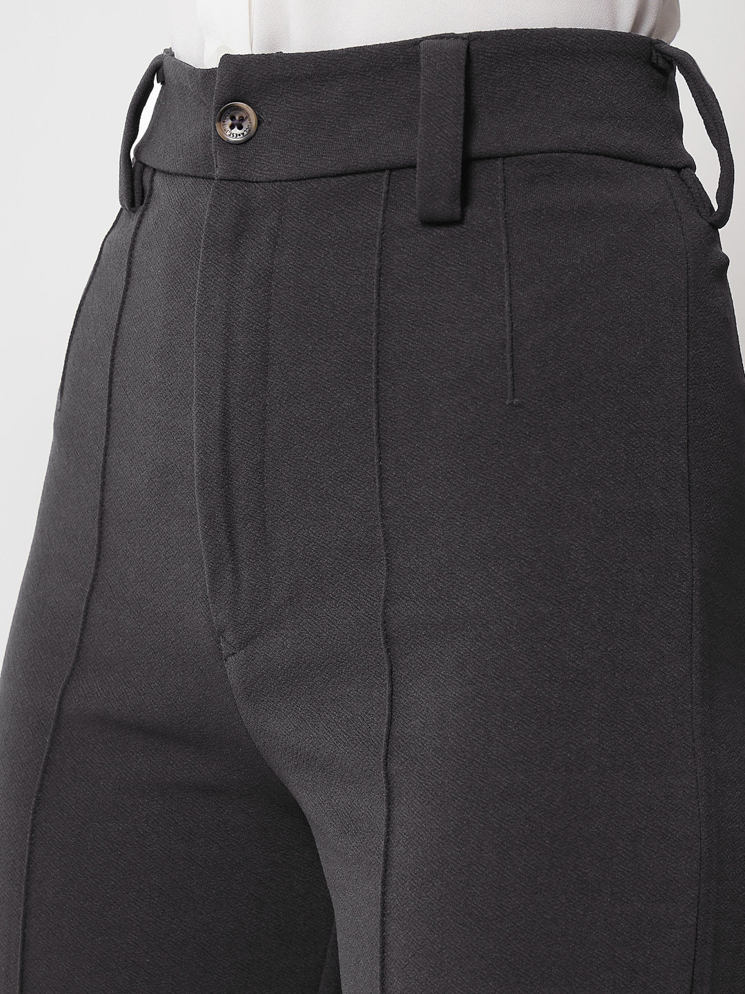 KOTTY Regular Fit Women Grey Trousers 