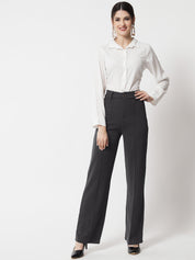 KOTTY Regular Fit Women Grey Trousers 