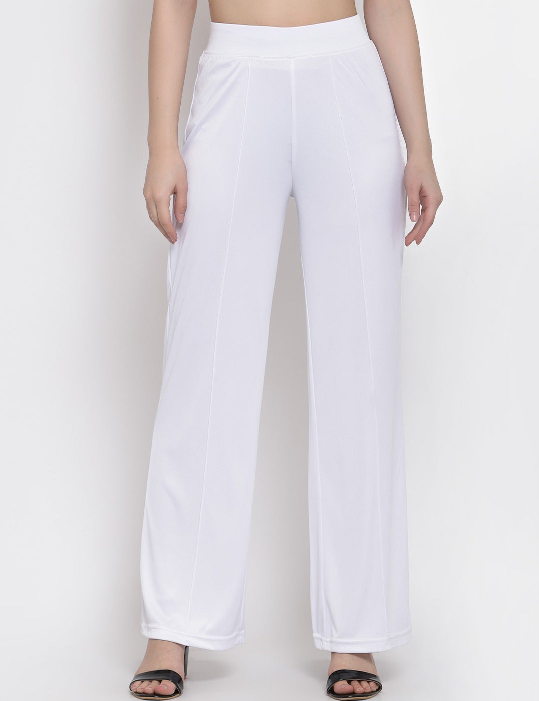 KOTTY Womens Solid Attractive High Rise Pant