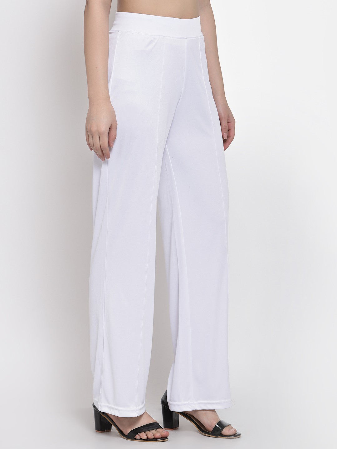 KOTTY Womens Solid Attractive High Rise Pant