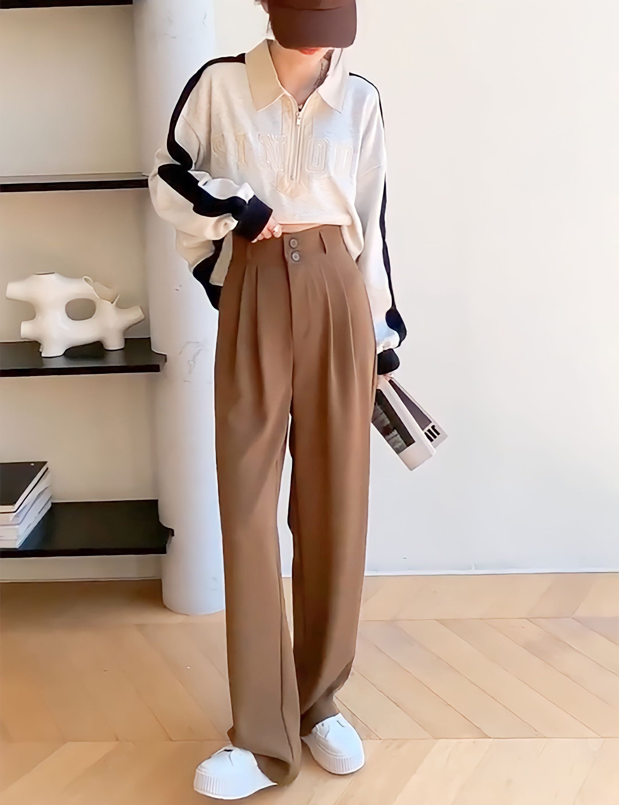 KOTTY Regular Fit Women Brown Trousers 