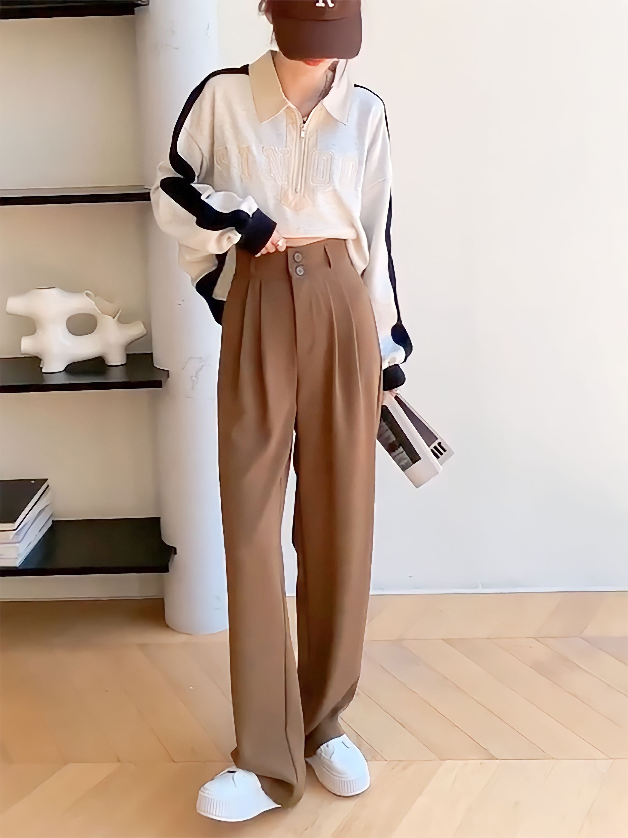 KOTTY Regular Fit Women Brown Trousers 