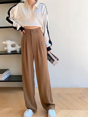 KOTTY Regular Fit Women Brown Trousers 