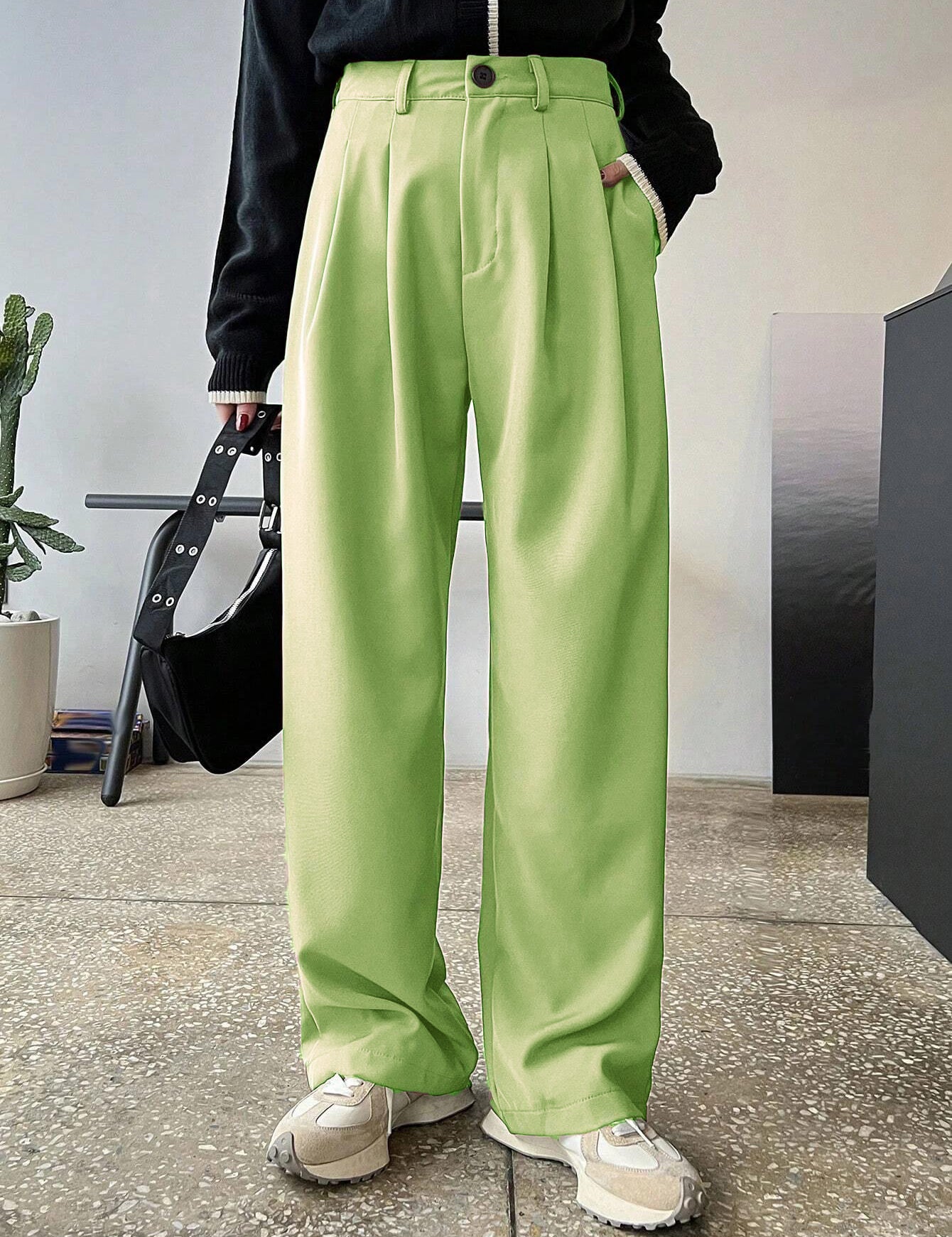 KOTTY Regular Fit Women Green Trousers 