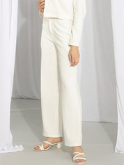 KOTTY Womens Solid Attractive High Rise Pant