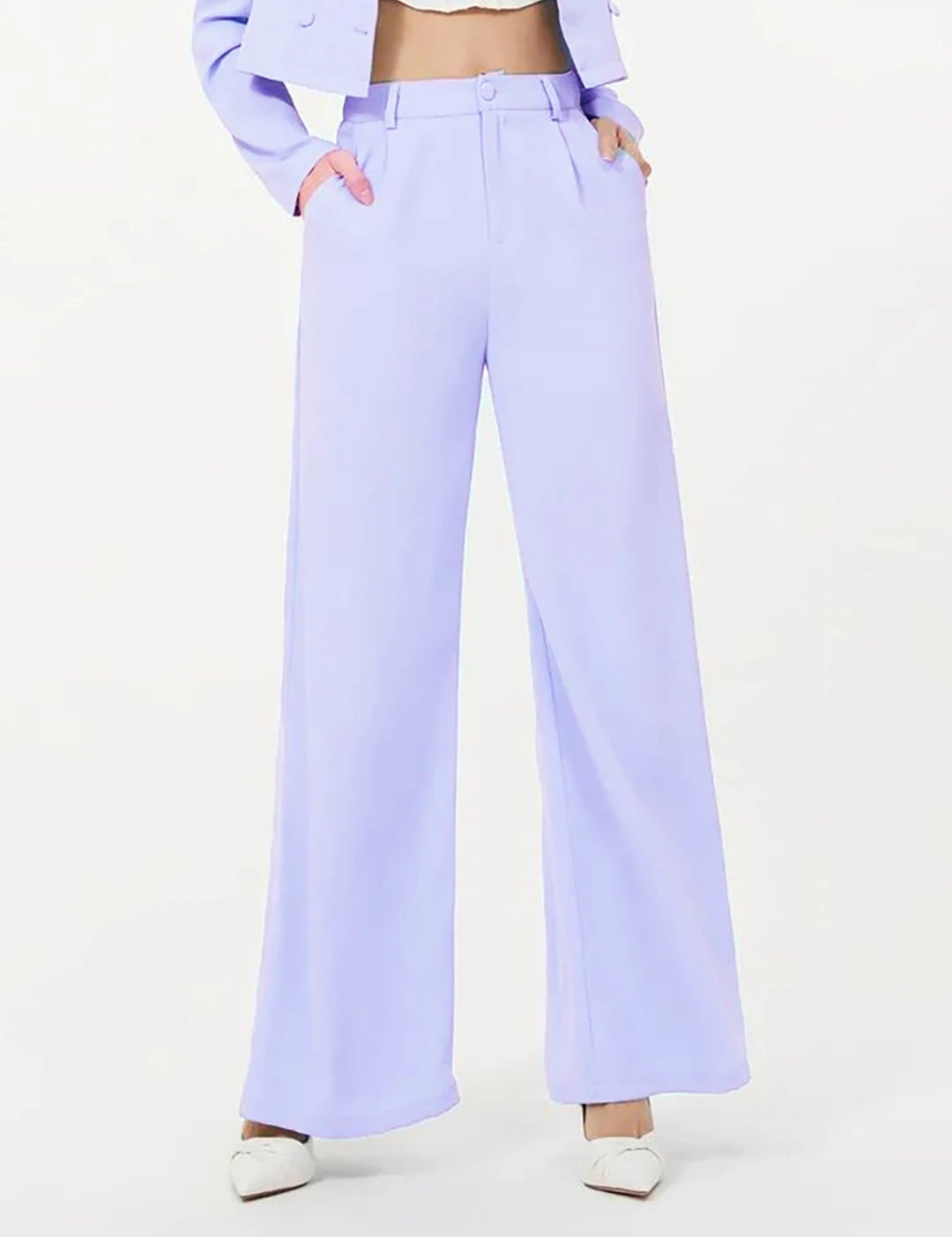KOTTY Regular Fit Women Purple Trousers 