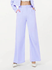 KOTTY Regular Fit Women Purple Trousers 