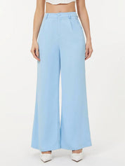 KOTTY Regular Fit Women Light Blue Trousers 
