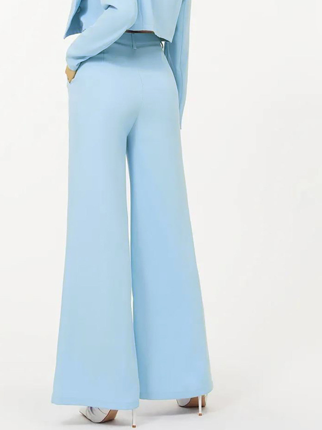 KOTTY Regular Fit Women Light Blue Trousers 