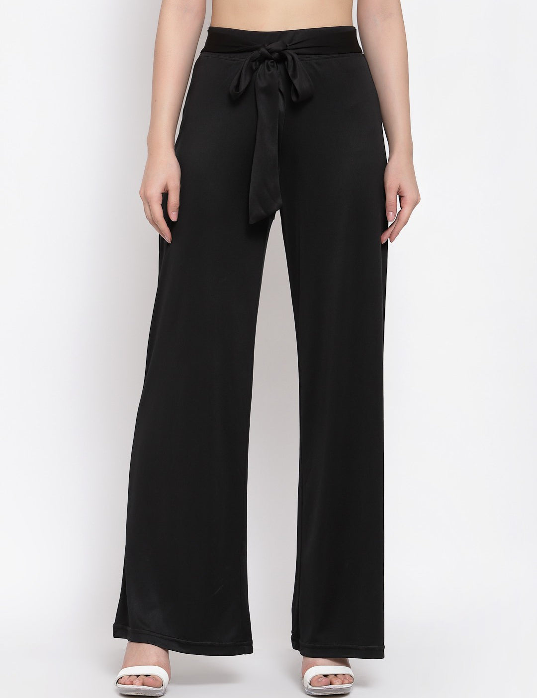 KOTTY Womens Solid Attractive High Rise Pant