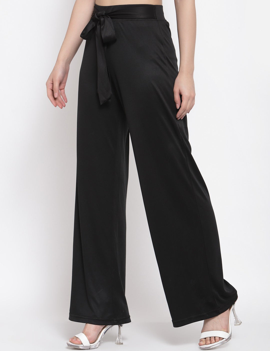 KOTTY Womens Solid Attractive High Rise Pant