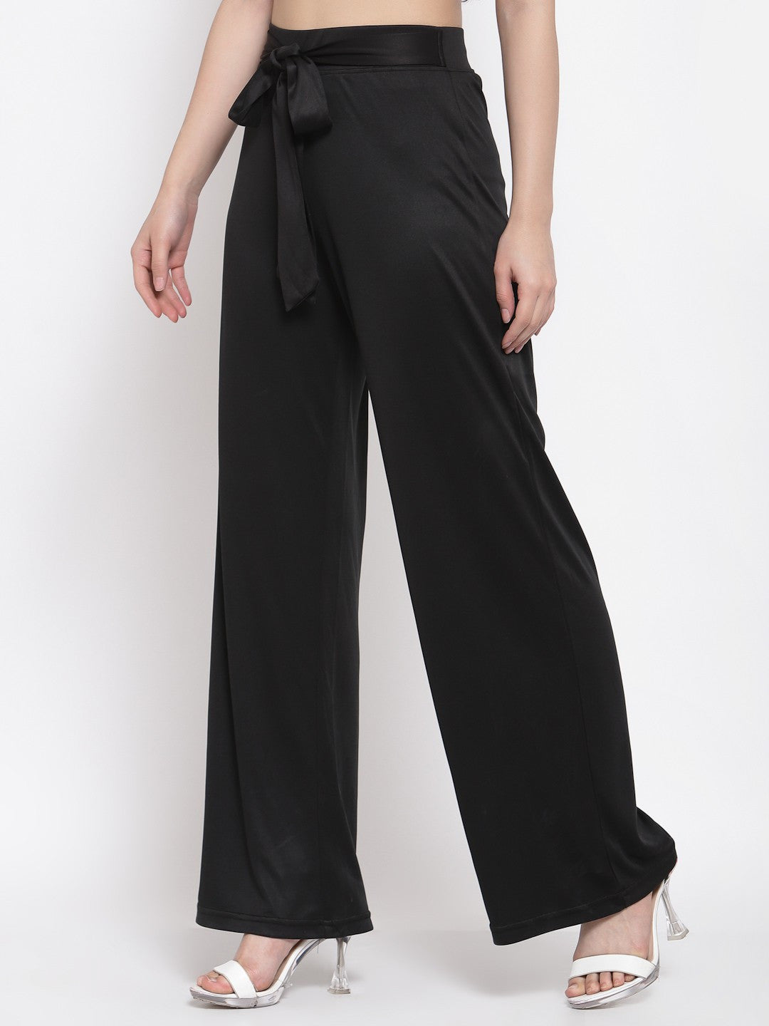 KOTTY Womens Solid Attractive High Rise Pant