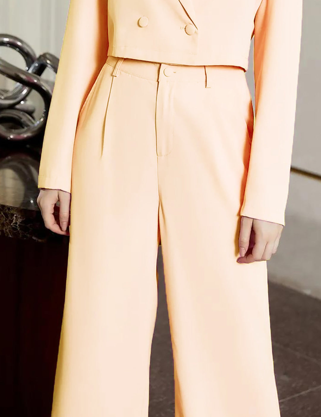 KOTTY Regular Fit Women Beige Trousers 