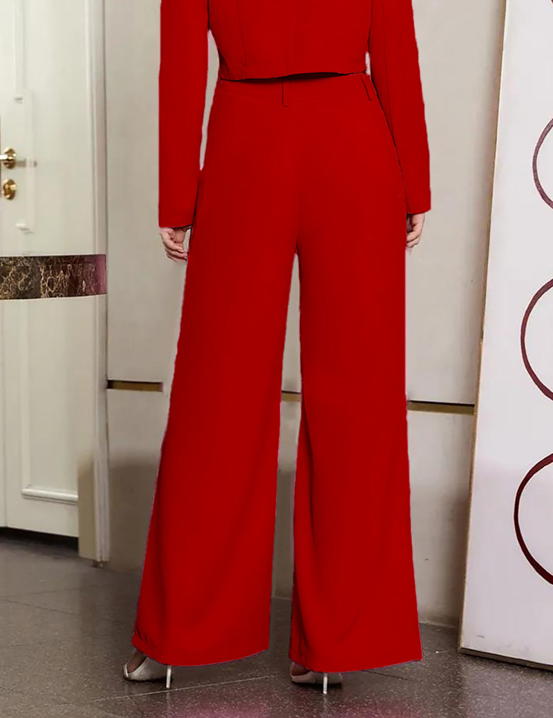 KOTTY Regular Fit Women Red Trousers 