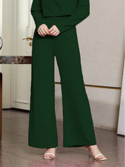 KOTTY Regular Fit Women Dark Green Trousers 