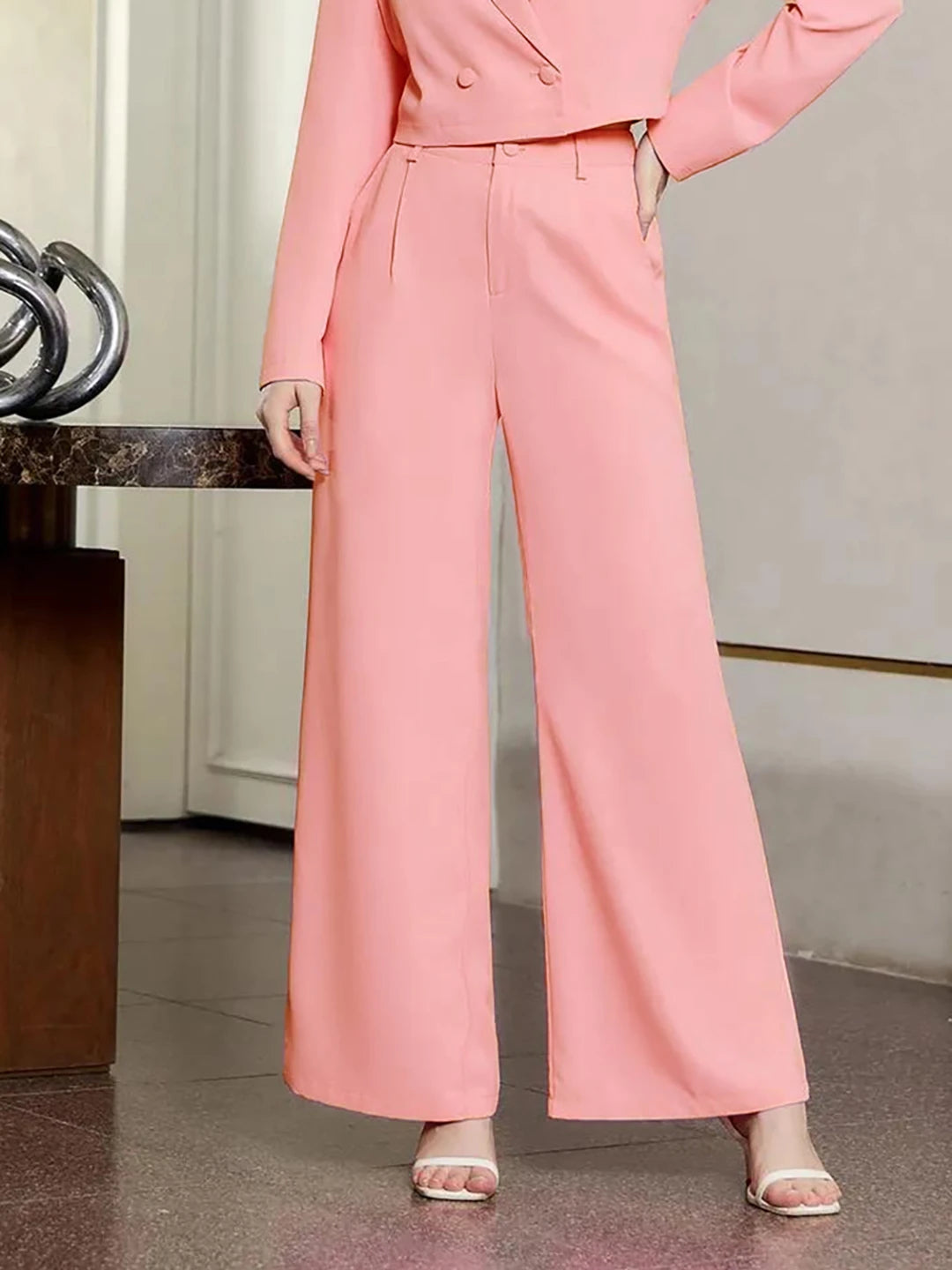 KOTTY Regular Fit Women Pink Trousers 