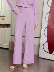 KOTTY Regular Fit Women Purple Trousers 