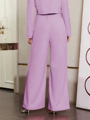 KOTTY Regular Fit Women Purple Trousers 