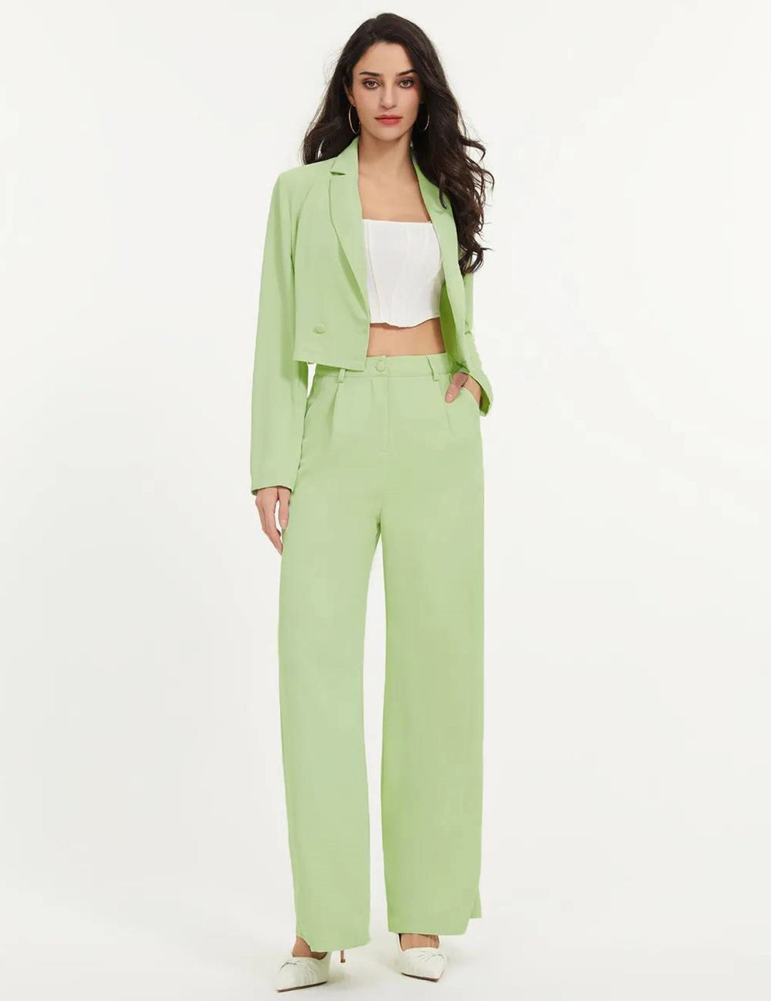 KOTTY Regular Fit Women Green Trousers 
