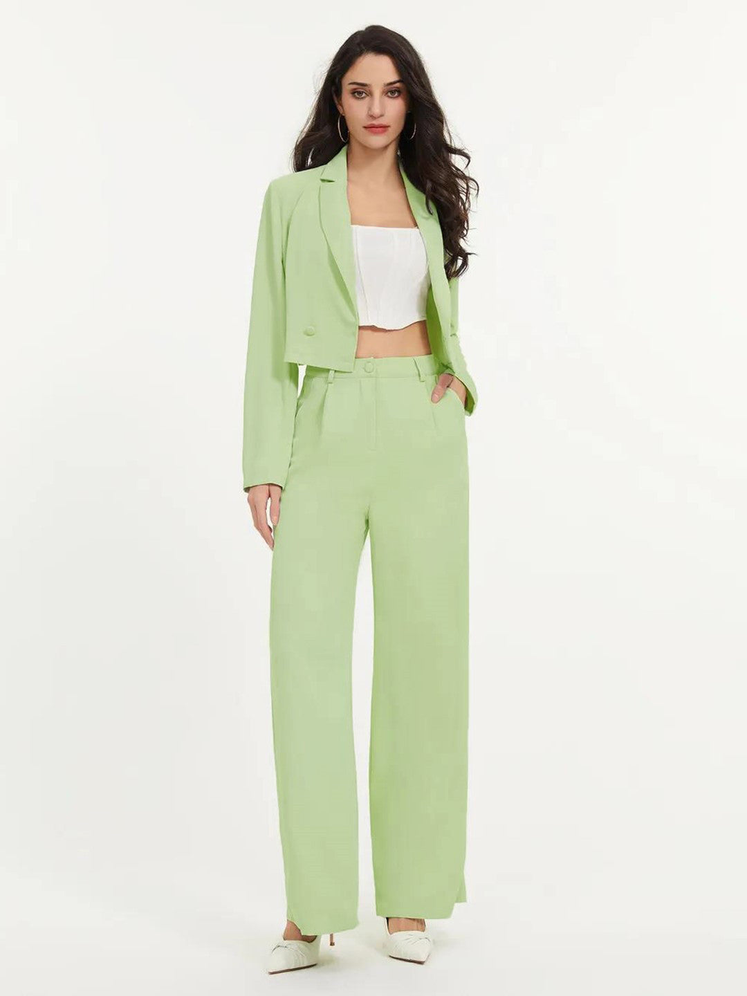 KOTTY Regular Fit Women Green Trousers 