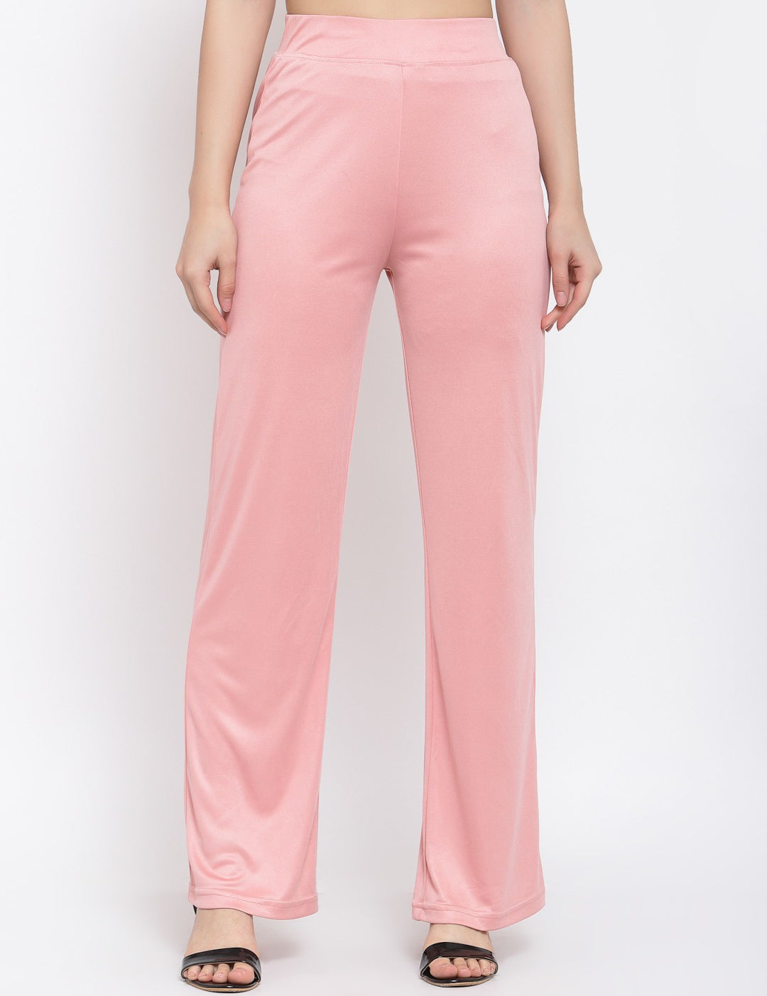 KOTTY Womens Solid Attractive High Rise Pant