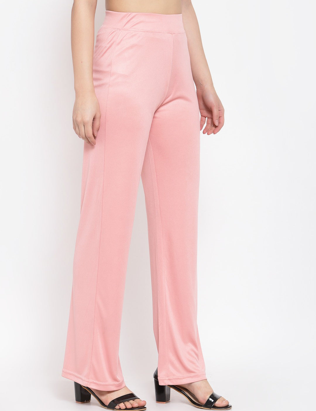 KOTTY Womens Solid Attractive High Rise Pant