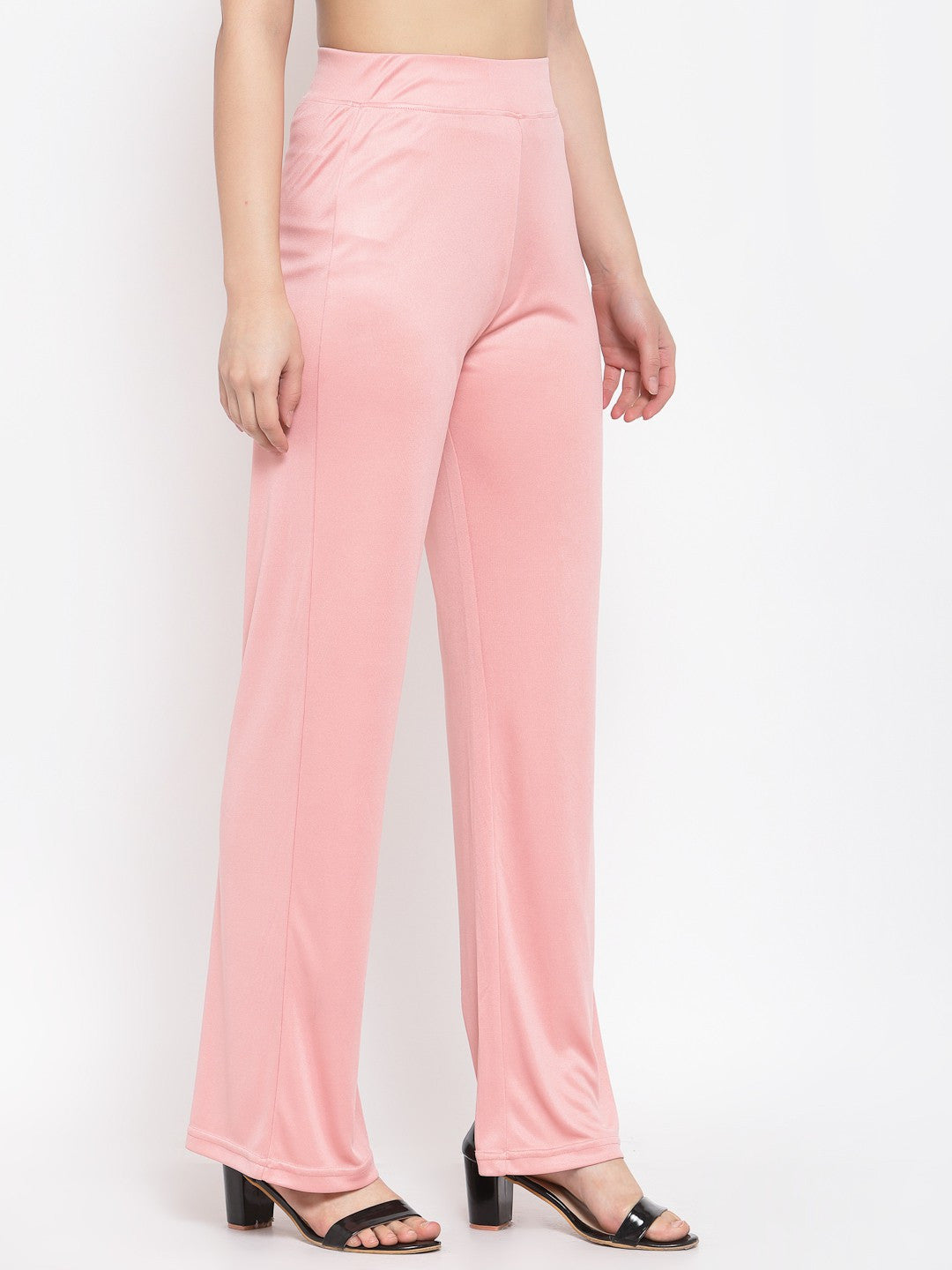 KOTTY Womens Solid Attractive High Rise Pant