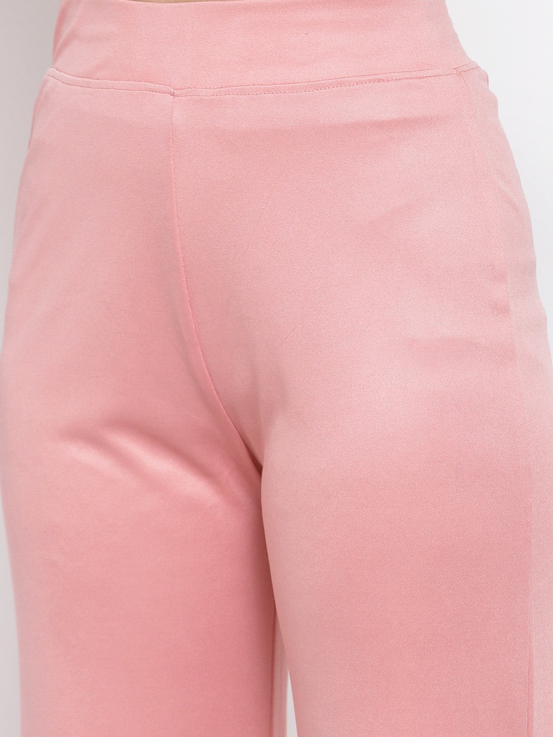 KOTTY Womens Solid Attractive High Rise Pant