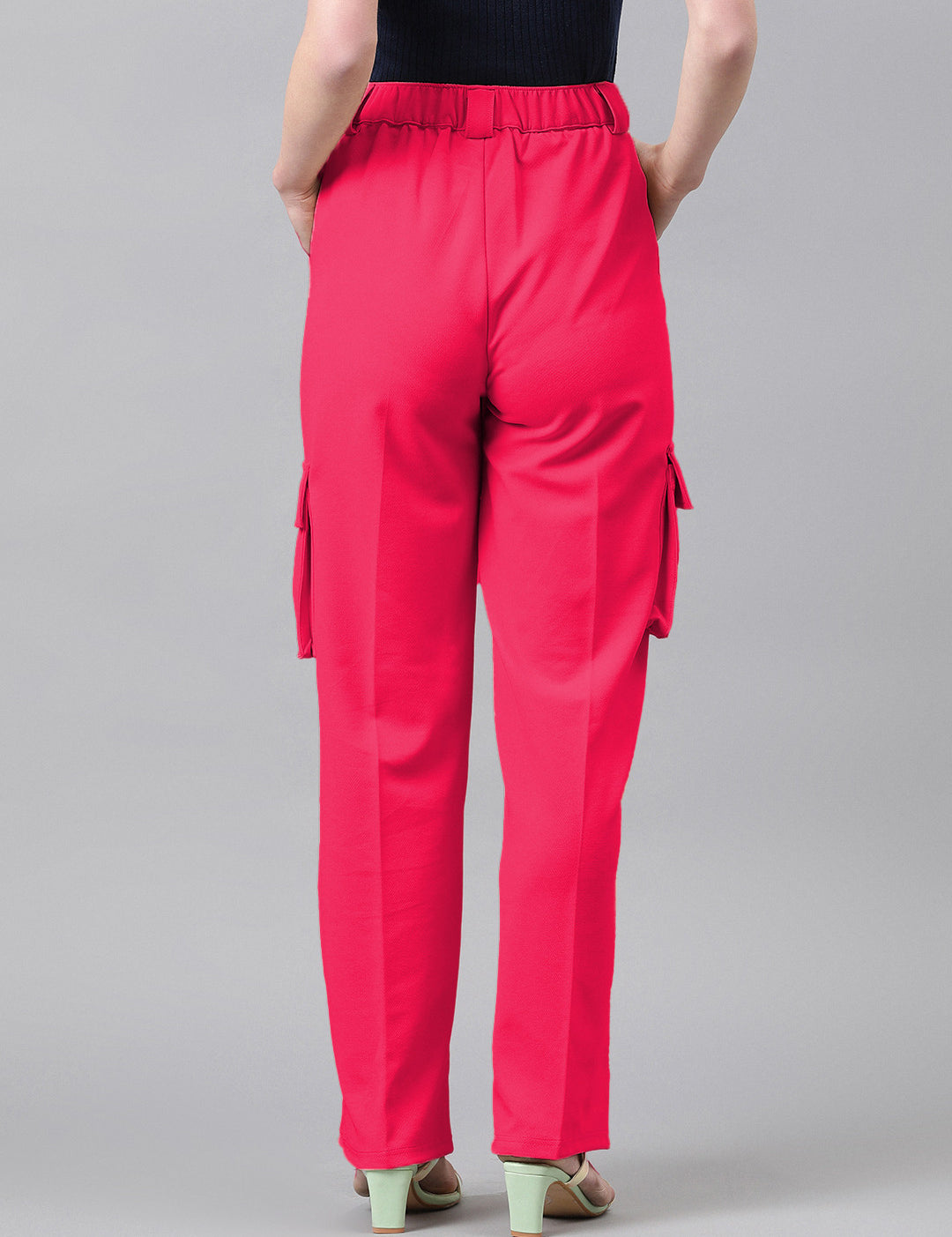 KOTTY Regular Fit Women Pink Trousers 