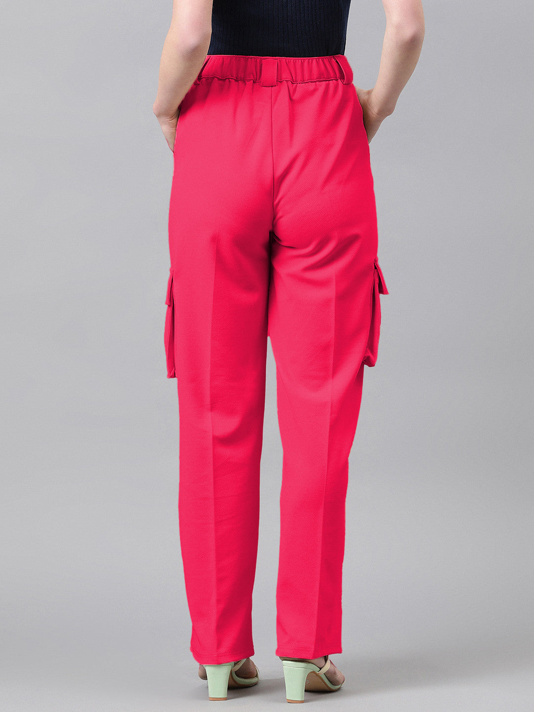 KOTTY Regular Fit Women Pink Trousers 
