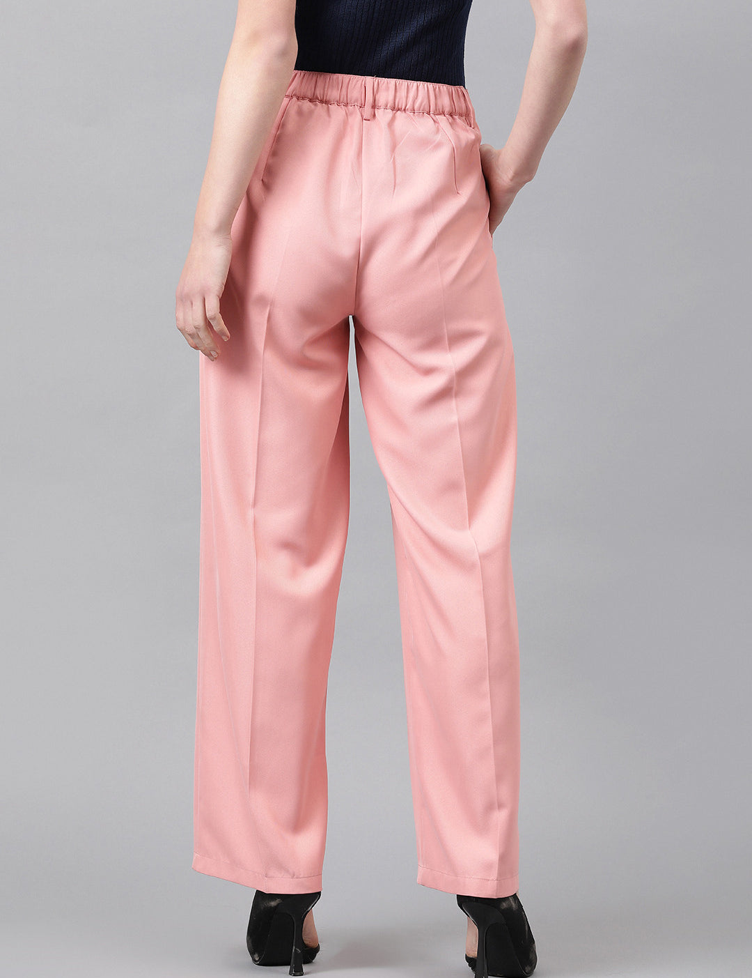 KOTTY Regular Fit Women Pink Trousers 