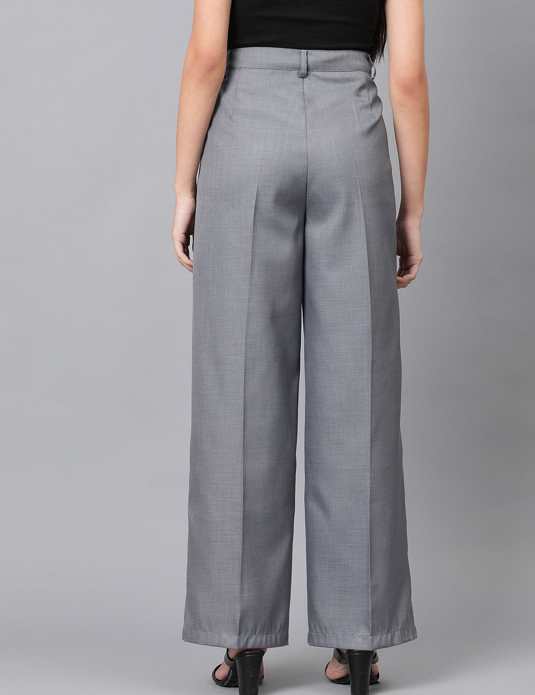 KOTTY Regular Fit Women Grey Trousers 