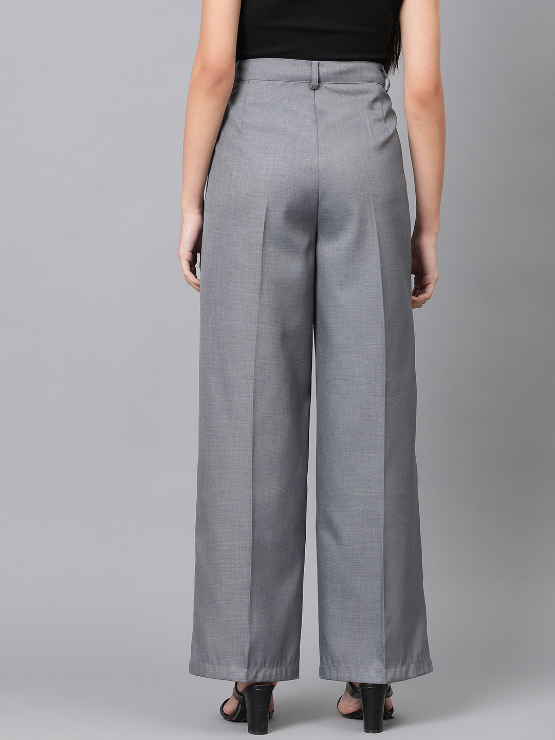KOTTY Regular Fit Women Grey Trousers 