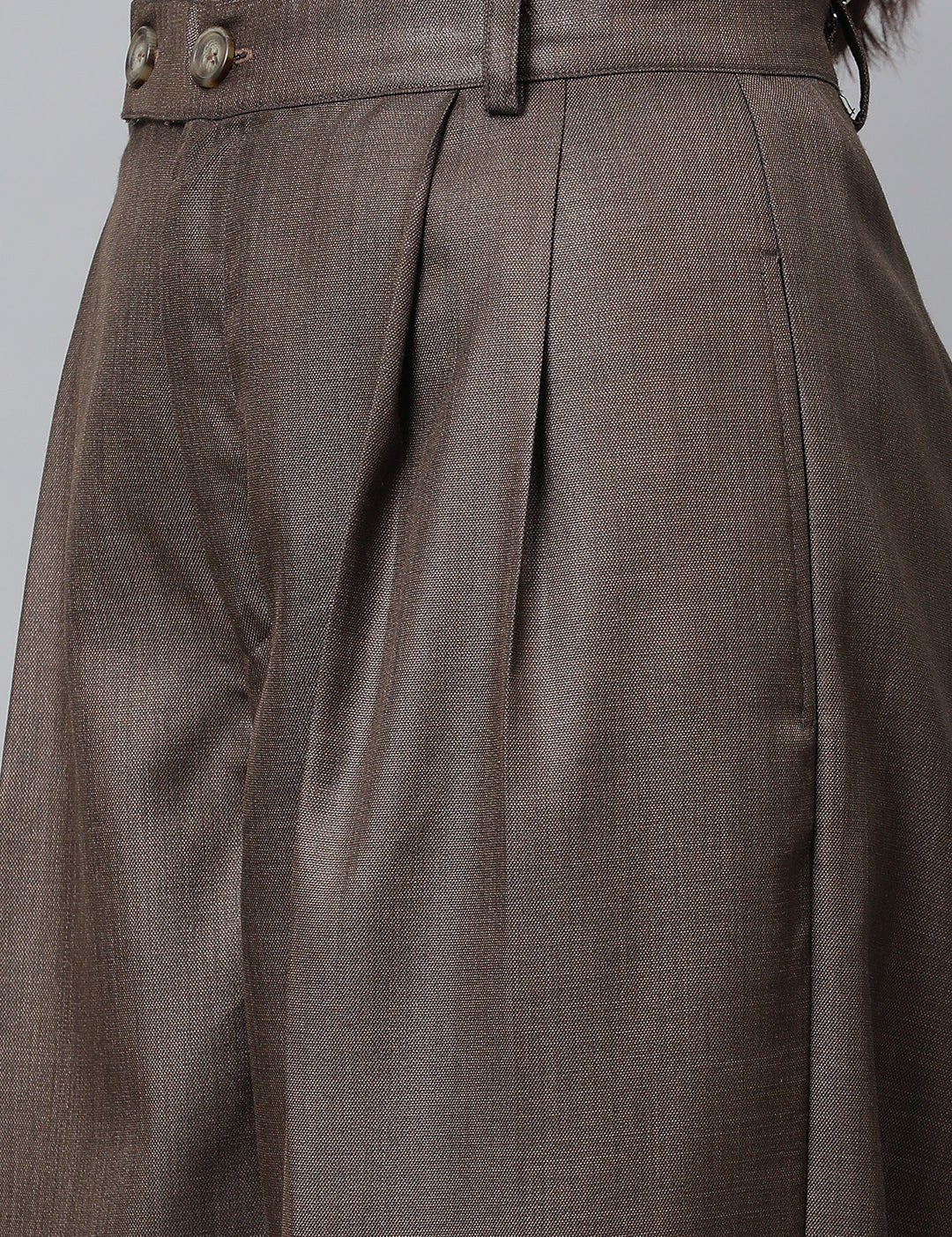 KOTTY Regular Fit Women Brown Trousers 
