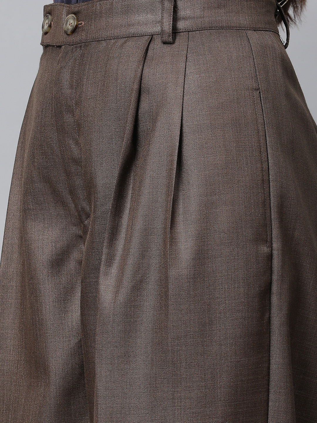 KOTTY Regular Fit Women Brown Trousers 